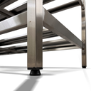 Ver imagem 7 de Mesa Aço Inox Profissional 150x60x90 Cm com 2 Prateleiras Fenestradas com Espelho Nortinox