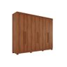 Guarda-roupa Casal 6 Portas 6 Gavetas Órion Premium Salleto Cinamomo - 1