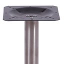 Ver imagem 4 de Mesa Beta em Inox 75 cm (Altura) com Tampo em MDP Redondo 60 cm Imbuia