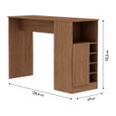 Ver imagem 3 de Bancada de Cozinha Genialflex Romana Porta Adega Ébano Fosco