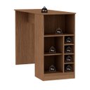 Ver imagem 4 de Bancada de Cozinha Genialflex Romana Porta Adega Ébano Fosco