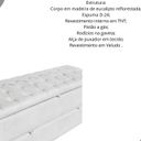 Ver imagem 2 de Calçadeira Baú Sapateira 160cm Ayla Veludo Capitonê