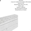 Ver imagem 2 de Calçadeira Baú Sapateira 160cm Ayla Veludo Capitonê