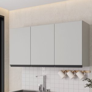 Armário Aéreo 3 Portas 120cm Nara Cabecasa Madeiraoriginals