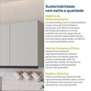 Ver imagem 5 de Armário Aéreo Planejado 3 Portas 120cm Nara CabeCasa MadeiraOriginals Cinza
