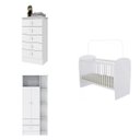 Ver imagem 2 de Quarto de Bebê Completo Leãozinho com Guarda-Roupa 2 Portas, Cômoda e Berço Espresso Móveis