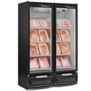 Ver imagem 2 de Expositor Vertical 2 Portas de Vidro Gcbc950 Gelopar Refrigerador 957 Litros Preto 220v
