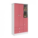 Ver imagem 2 de Quarto de Bebê Completo Pimpolho com Guarda-Roupa 3 Portas, Cômoda e Berço Espresso Móveis