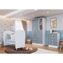 Ver imagem 1 de Quarto de Bebê Completo Pimpolho com Guarda-Roupa 3 Portas, Cômoda e Berço Espresso Móveis