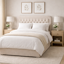 Ver imagem 6 de Cabeceira P/ Cama Casal Moderna Captonê Suede 150cm Estofada