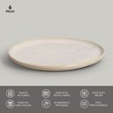 Ver imagem 3 de Prato de Sobremesa 21cm Porto Brasil Bio Latte Cerâmica Off White Mesa Posta Decorada