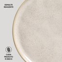 Ver imagem 5 de Prato de Sobremesa 21cm Porto Brasil Bio Latte Cerâmica Off White Mesa Posta Decorada