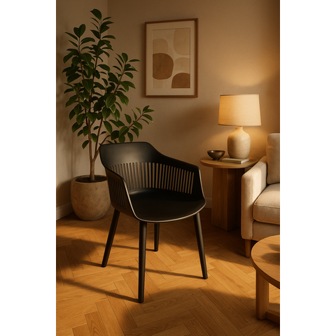 Cadeira Marcela Montreal Cozinha Jantar 140pp Preta