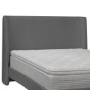 Ver imagem 5 de Cabeceira Estofada Montreal 205cm para Cama Box King Size Bouclê Cinza Grafite