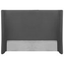 Ver imagem 3 de Cabeceira Estofada Montreal 205cm para Cama Box King Size Bouclê Cinza Grafite