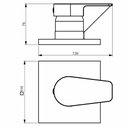 Ver imagem 2 de Acabamento Monocomando Chuveiro Perflex Base Docol 12521310