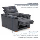 Ver imagem 7 de Kit 2 Poltronas Retrátil e Reclinável do Papai Base Madeira Maciça Bella