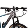 Bicicleta Aro 29 Quadro 17 Dropp RX Sport 9 Marchas Sunrace Freio a Disco Hidráulico Azul/Prata - TR - 4