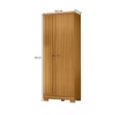 Ver imagem 3 de Armário Multiuso Ripado 2 Portas Cabideiro Organizador Vassoura Virtus com Chave