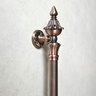 Puxador Duplo Classic 530mm Cobre Antigo Porta Pivotante Correr Passagem Madeira Vidro Rústico - 5