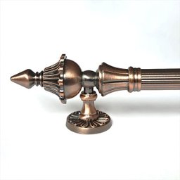 Puxador Duplo Classic 530mm Cobre Antigo Porta Pivotante Correr Passagem Madeira Vidro Rústico - 3