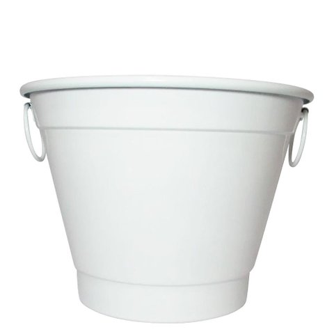 Balde de Gelo e Cerveja Térmico em Alumínio 6,5L Bbq - Branco
