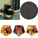 Ver imagem 3 de Protetor Tapete Universal de Silicone Lorben para Fritadeira Airfryer 22,5 cm Lavável Reutilizável