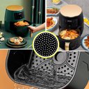 Ver imagem 5 de Protetor Tapete Universal de Silicone Lorben para Fritadeira Airfryer 22,5 cm Lavável Reutilizável