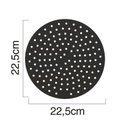 Ver imagem 2 de Protetor Tapete Universal de Silicone Lorben para Fritadeira Airfryer 22,5 cm Lavável Reutilizável