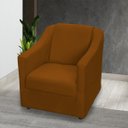 Ver imagem 2 de Kit 4 Poltronas Decorativas para Sala de Espera Recepção Escritório Consultório Suede