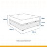 Cama Box Baú Viúva + Colchão D33 Ortobom Iso 100 128cm - 4