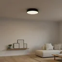 Ver imagem 1 de Lustre para Sala Luminaria Teto Charles Redondo 40cm Alumínio Bivolt Entrada de 2 Lâmpadas