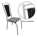 Ver imagem 2 de Kit 6 Cadeiras Paris Branca Cozinha Aço Tubolar Confortável Jantar