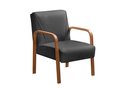 Ver imagem 3 de Kit 04 Poltronas Cadeiras Decorativas Anita Para Sala Mesa De Jantar Quarto Recepção - Suede Cinza