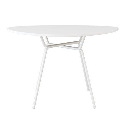 Mesa de Jantar Orgânica 120cm Barcelona Branco