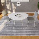 Ver imagem 3 de Mesa de Jantar Orgânica 120cm Barcelona Branco
