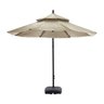 Ombrelone Articulado Nude de 2,7m em Poliéster Estrutura em Alumínio e Proteção contra Raios Uv - 1