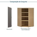 Ver imagem 3 de Módulo de Canto Oblíquo 120 Frame CabeCasa MadeiraOriginals