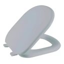 Ver imagem 1 de Assento Sanitário Sabatini Almofadado Cinza Claro - Duda