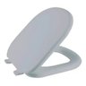 Assento Sanitário Sabatini Almofadado Cinza Claro - Duda - 1