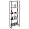 Estante Livreiro Dynamica Industrial 60cm 5 Prateleiras C08 Branco Chess - Mpozenato - 1