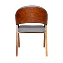 Ver imagem 6 de Kit 4 Cadeiras Luiza Sala de Jantar com Braço Madeira Maciça Movellu Home