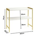 Ver imagem 3 de Estante para Lavanderia Aparador para Área de Serviço Industrial em Mdp e Metalon - Jm3 Móveis:branc