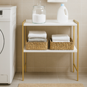 Ver imagem 1 de Estante para Lavanderia Aparador para Área de Serviço Industrial em Mdp e Metalon - Jm3 Móveis:branc