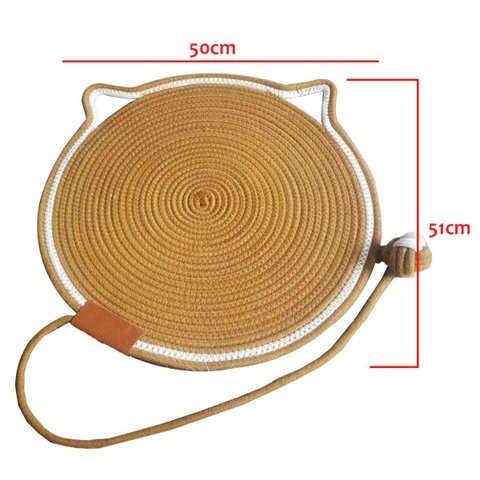 Arranhador Tapete Cama Gato Pet Felino Animais Estimaçao Brinquedo Confortavel Relaxante Anti Estres