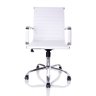 Kit com 2 Cadeiras Diretor Charles Eames Esteirinha Branca Giratória 11D - 7