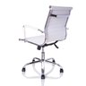 Kit com 2 Cadeiras Diretor Charles Eames Esteirinha Branca Giratória 11D - 5