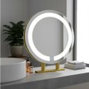 Ver imagem 5 de Espelho Redondo Duplo Iluminação Led Bancada 50cm Premium