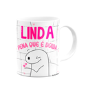 Ver imagem 2 de Caneca Flork Amigas - Linda, Pena que É Doida