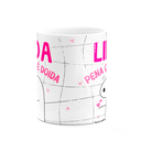 Ver imagem 3 de Caneca Flork Amigas - Linda, Pena que É Doida